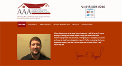 Desktop Screenshot of aaahome-inspections.com